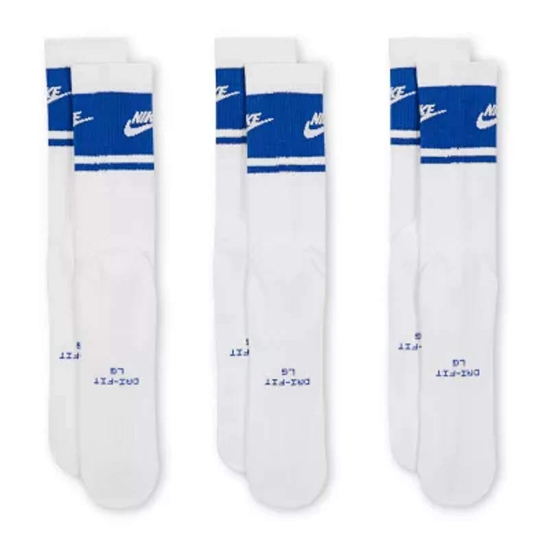 Nike Unisex Adult 3 Pair Crew Socks