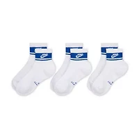 Nike Unisex Adult 3 Pair Quarter Ankle Socks