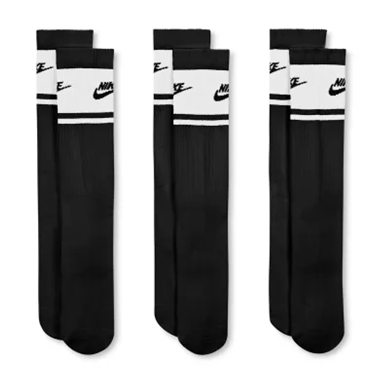 Nike Unisex Adult 3 Pair Crew Socks