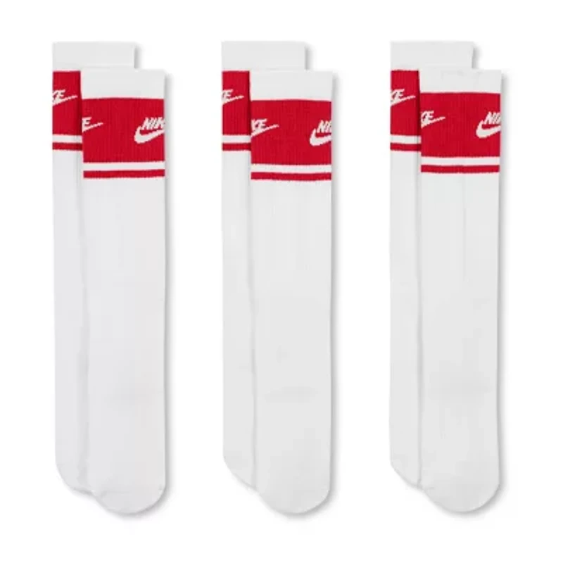 Nike Unisex Adult 3 Pair Crew Socks