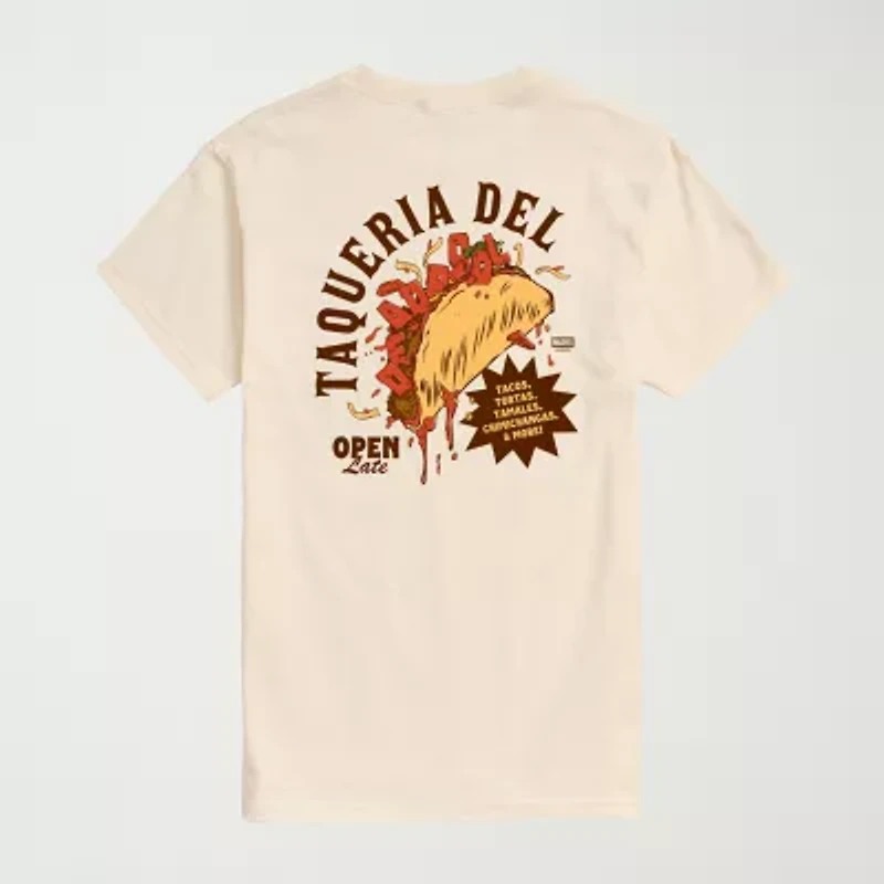 Novelty Mens Crew Neck Short Sleeve Regular Fit Deadpool Marvel Graphic T-Shirt