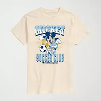 Novelty Mens Crew Neck Short Sleeve Regular Fit Mickey and Friends Big Tall Graphic T-Shirt