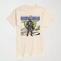 Novelty Mens Crew Neck Short Sleeve Regular Fit Baby Yoda Star Wars Graphic T-Shirt