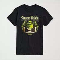 Novelty Mens Crew Neck Short Sleeve Regular Fit Shrek Big and Tall Graphic T-Shirt