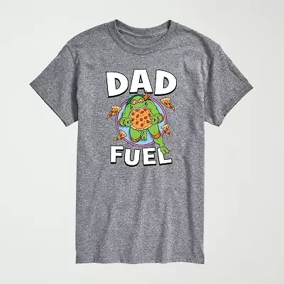 Novelty Mens Crew Neck Short Sleeve Regular Fit Teenage Mutant Ninja Turtles Graphic T-Shirt