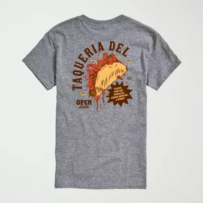 Novelty Mens Crew Neck Short Sleeve Regular Fit Deadpool Graphic T-Shirt