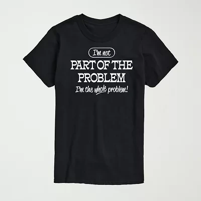 Novelty Mens Crew Neck Short Sleeve Regular Fit Big and Tall Graphic T-Shirt