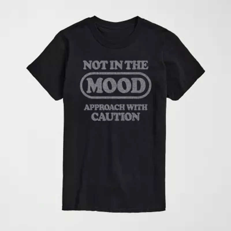 Novelty Mens Crew Neck Short Sleeve Regular Fit Graphic T-Shirt