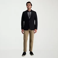 Haggar Smart Wash Tailored Highland Mens Stretch Fabric Modern Fit Blazer