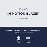 Haggar Inmotion Mens Stretch Fabric Classic Fit Sport Coat