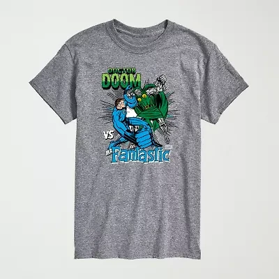 Novelty Mens Crew Neck Short Sleeve Regular Fit Marvel Graphic T-Shirt