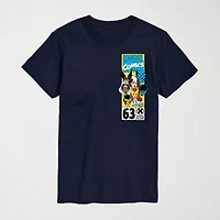 Novelty Mens Crew Neck Short Sleeve Regular Fit Marvel Graphic T-Shirt