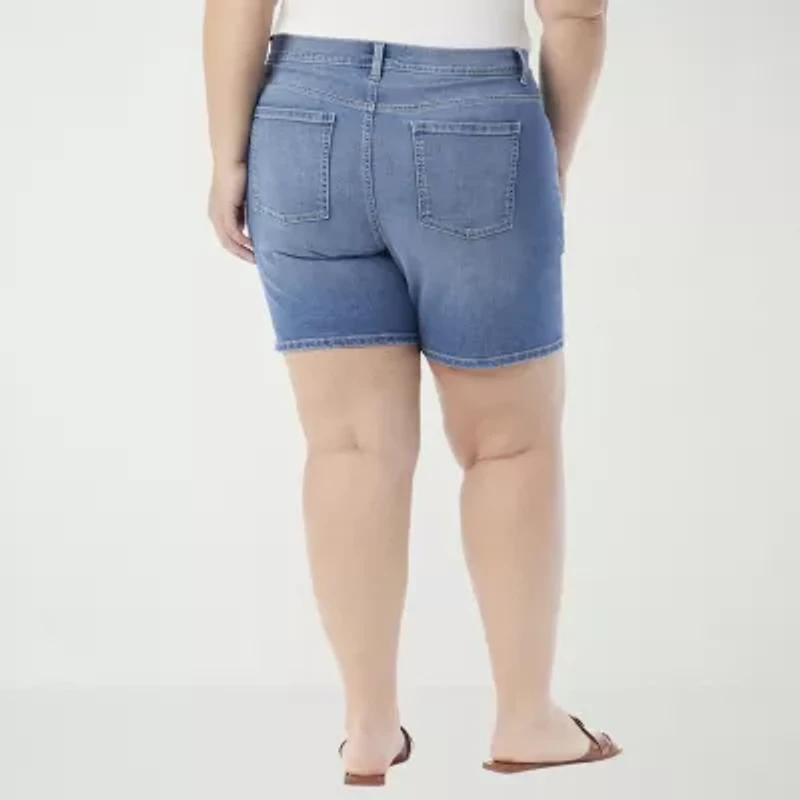 Gloria Vanderbilt Amanda Womens Plus Capri Jean