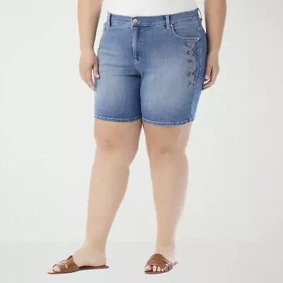 Gloria Vanderbilt Amanda Womens Plus Capri Jean
