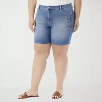 Gloria Vanderbilt Amanda Womens Plus Capri Jean