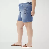 Gloria Vanderbilt Amanda Womens Plus Capri Jean