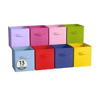 Sorbus 8 Pack 13"  Foldable Cubes With Handles Storage Cube