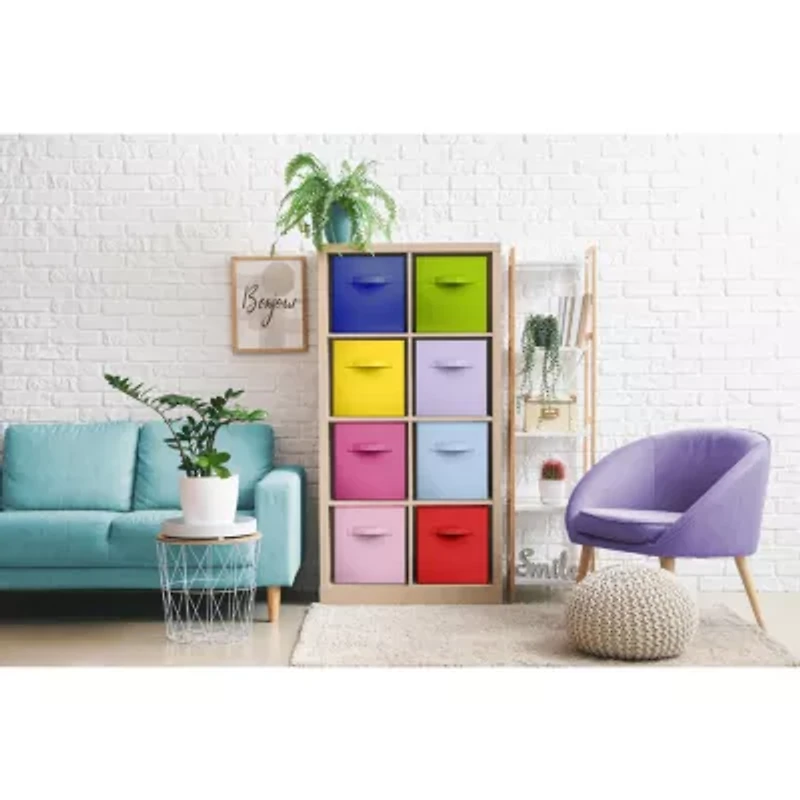 Sorbus 8 Pack 13"  Foldable Cubes With Handles Storage Cube