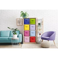Sorbus 8 Pack 13"  Foldable Cubes With Handles Storage Cube