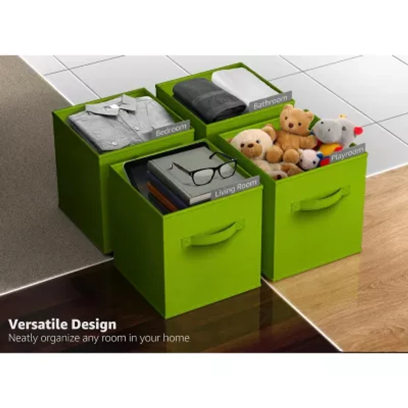 Sorbus 8 Pack 13"  Foldable Cubes With Handles Storage Cube