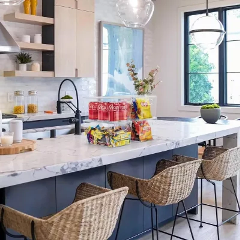 Sorbus Large Plastic Bins With Lids 8-pc. Storage Bin