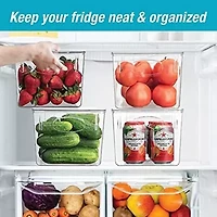 Sorbus Large Plastic Bins With Lids 8-pc. Storage Bin