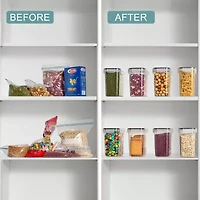 Sorbus Airtight Containers With Locking Lids, Measuring Spoons & Labels 16-pc. Food Container