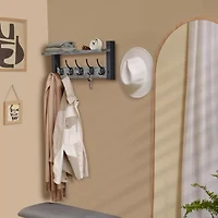 Sorbus 47" Floating 2-Shelf Shelf with Baskets