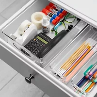 Sorbus 15 Pack Clear Plastic Bins With Handle 15-pc. Storage Bin