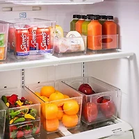 Sorbus Clear Plastic 8-pc. Storage Bin