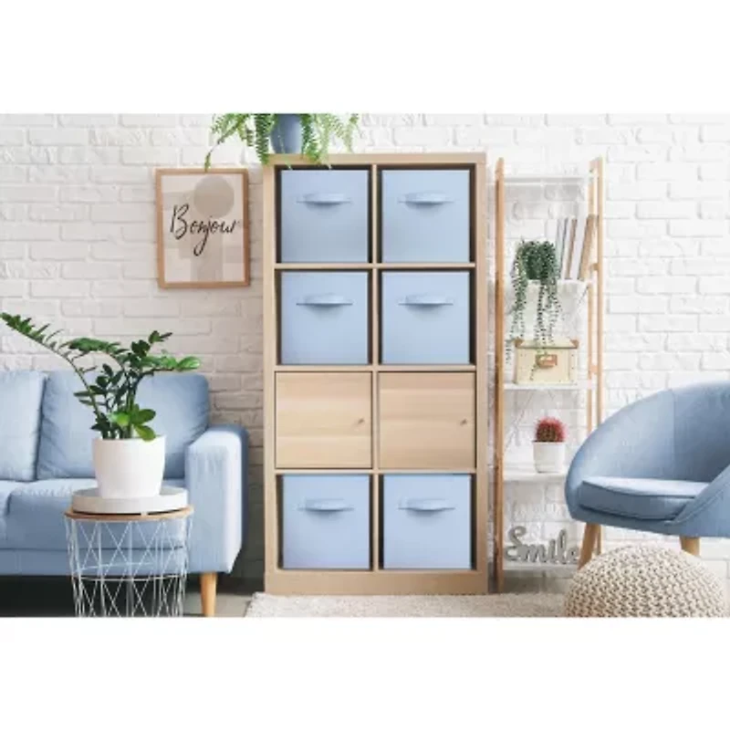 Sorbus 11" Foldable Fabric Cube Bins With Handles Storage Cube