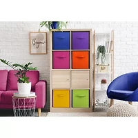Sorbus 6 Pack 13"  Foldable Cubes With Handles Storage Cube