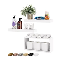 Sorbus 3 Piece Variety 3-Shelf Shelf with Baskets