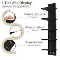 Sorbus 3 Piece Variety 3-Shelf Shelf with Baskets