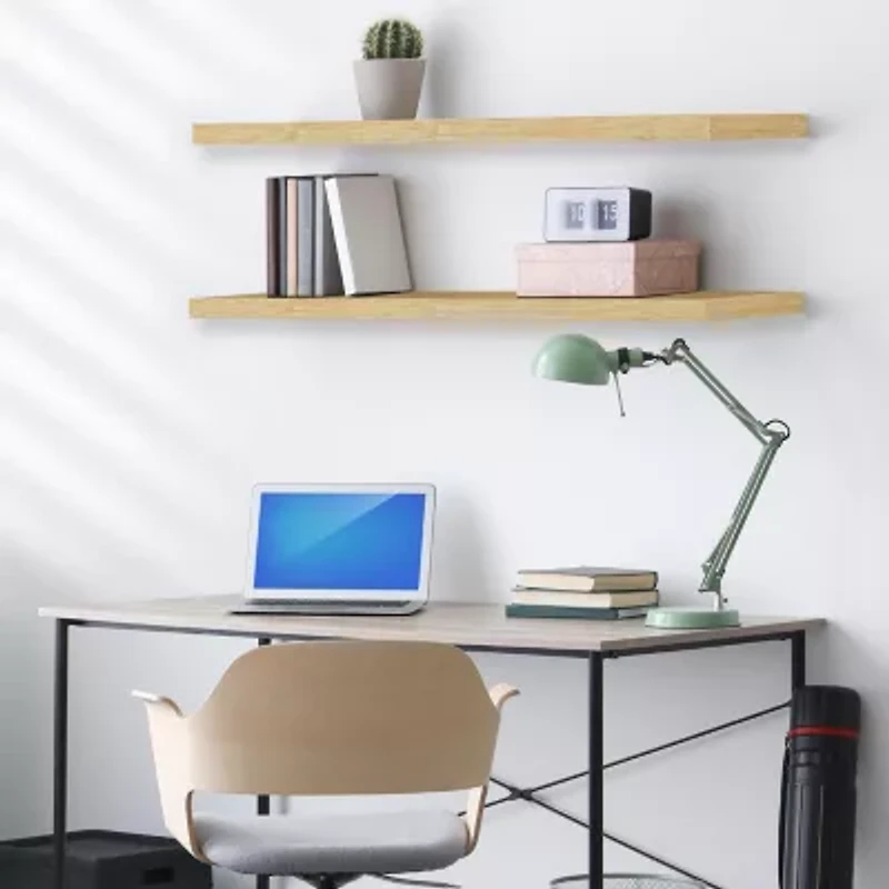 Sorbus Floating  with Led Lights 5-Shelf Shelf Baskets