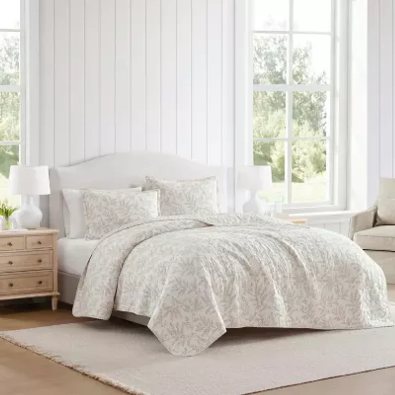 Martha Stewart Murray Leaves 3-pc. Quilt Set