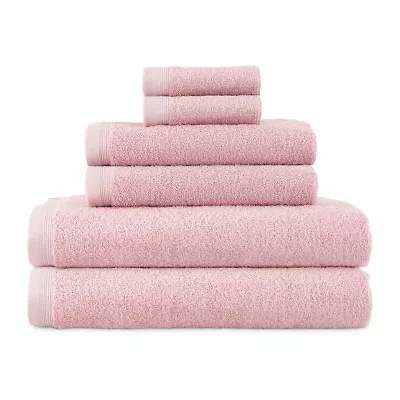 Home Expressions 6-pc. Solid Bath Towel Set