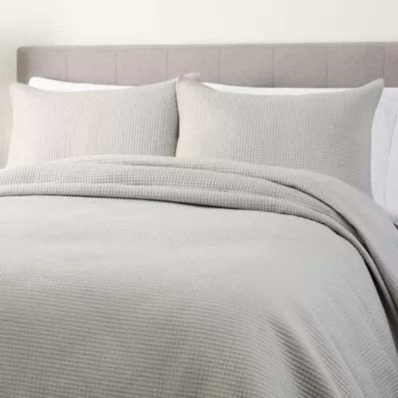 Home Expressions Geo Stitch Quilt Set