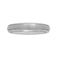 Womens 4mm Tungsten Ring 7034
