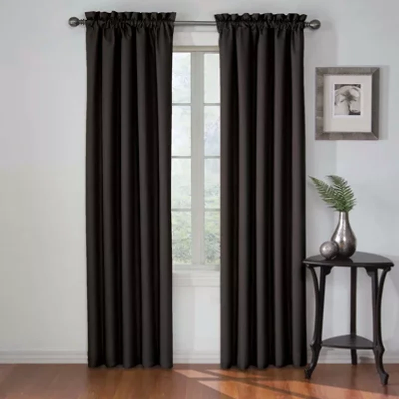Eclipse Corin Rod Pocket Blackout Single Curtain Panel