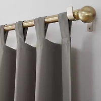 Sun Zero Evan Tab Top Energy Saving Blackout Single Curtain Panel