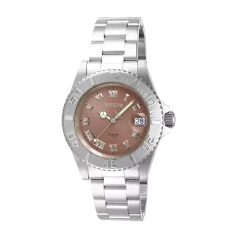 Invicta Angel Womens Silver Tone Stainless Steel Bracelet Watch 14362