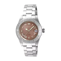 Invicta Angel Womens Silver Tone Stainless Steel Bracelet Watch 14362