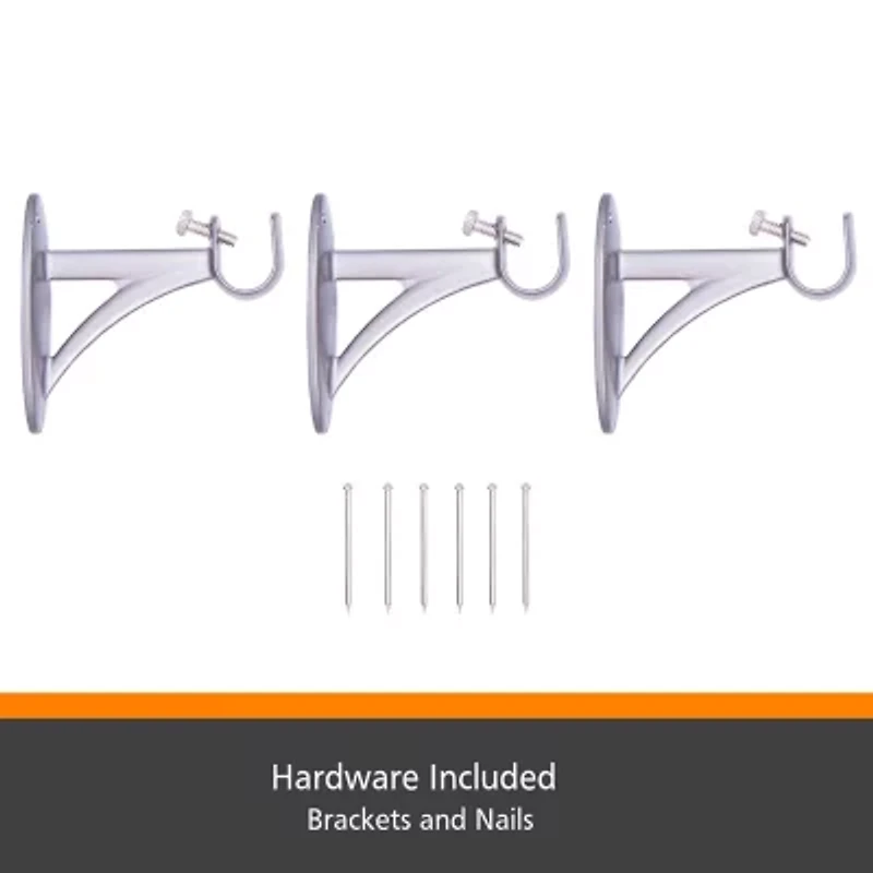 Kenney® Fast Fit™ Easy Install Jamey Curtain Rod