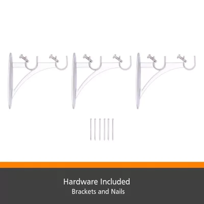 Kenney® Fast Fit™ Easy Install Buchanan Double Curtain Rod