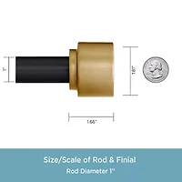 Kenney Claremont Astrid 1 Curtain Rod