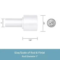 Kenney Claremont Astrid 1 Curtain Rod