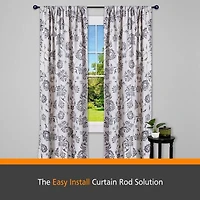 Kenney® Fast Fit™ Easy Install Dryden Curtain Rod