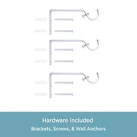 Kenney Bryce Ball 3/4 Adjustable Curtain Rod
