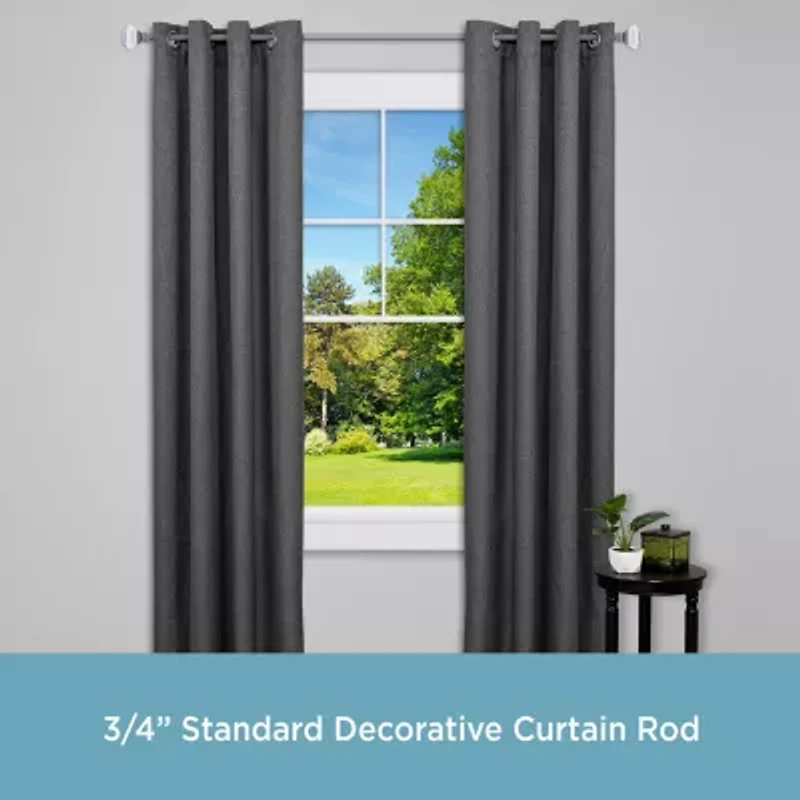 Kenney Faith Square 3/4 Adjustable Curtain Rod